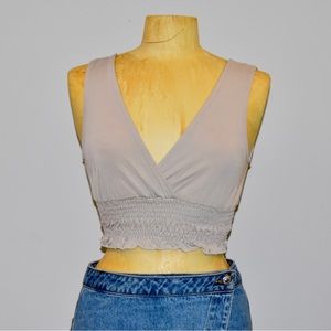 Urban Outfitters V Neck Crop Top